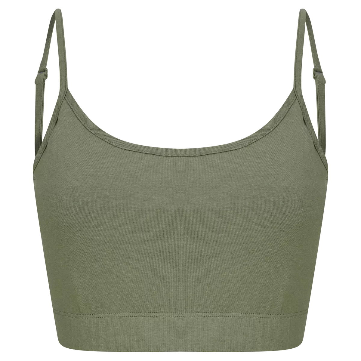 Ecologische sporttop Khaki