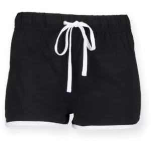 Kids’ retro short Black / White
