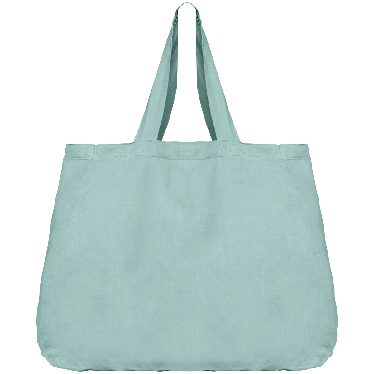 Linnen shopper Jade Green