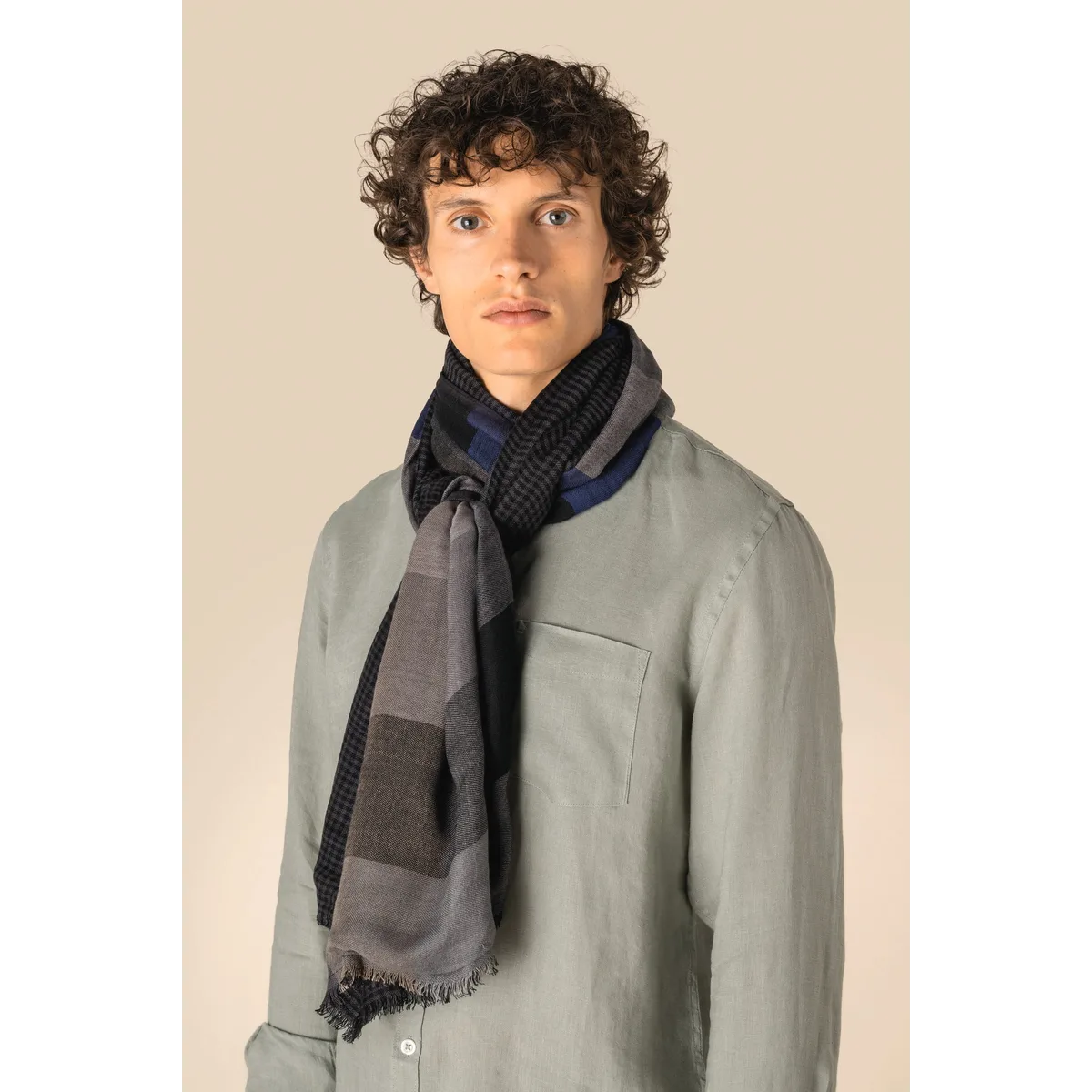 Omkeerbare uniseks tulbanddoek algemeen-0