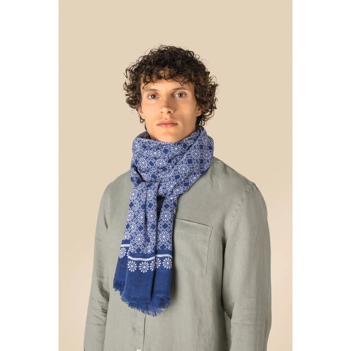 Uniseks tulbanddoek met bloemenmotief algemeen-0