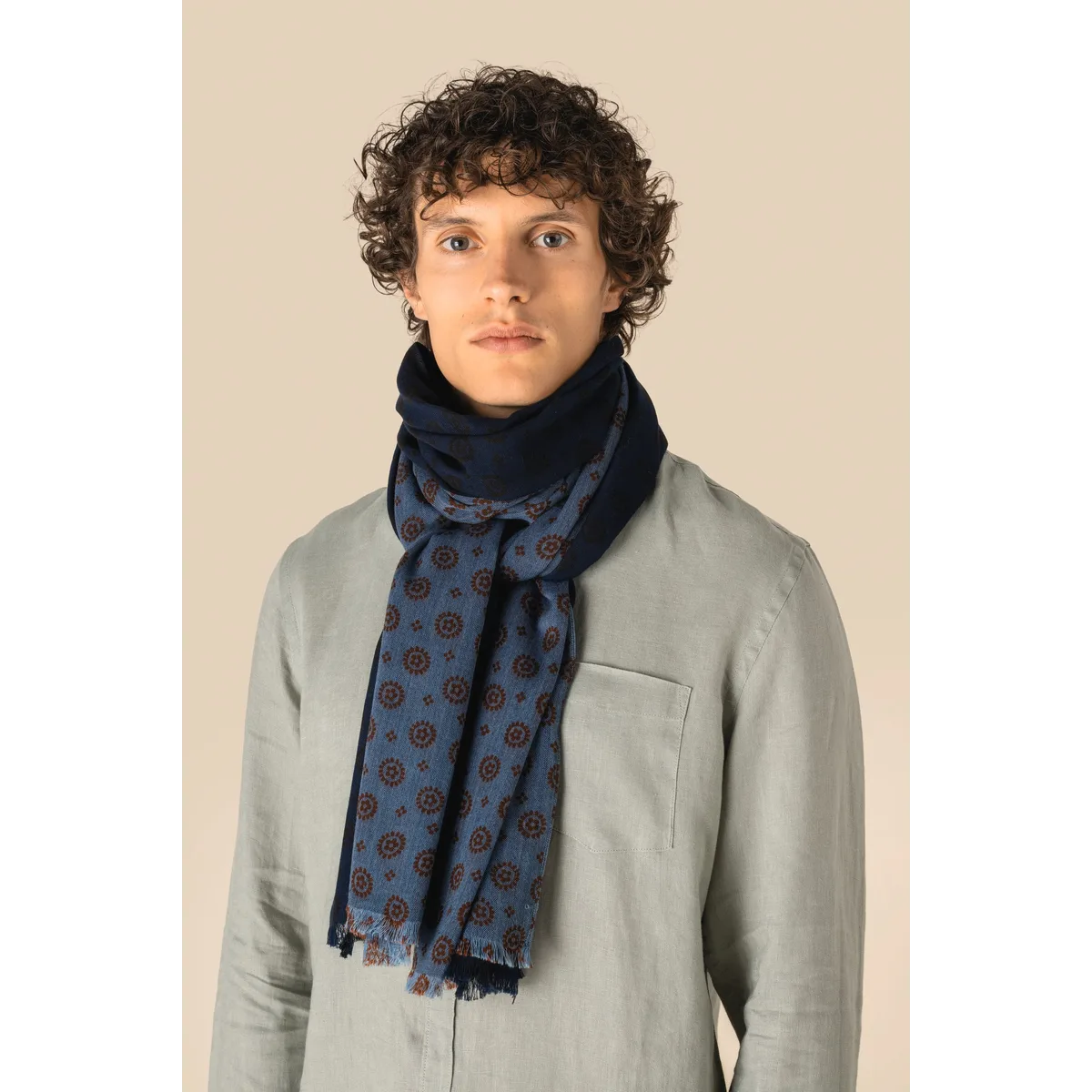 Uniseks tulbanddoek met bloemenmotief algemeen-0