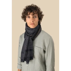 Geruite uniseks tulbanddoek algemeen-0