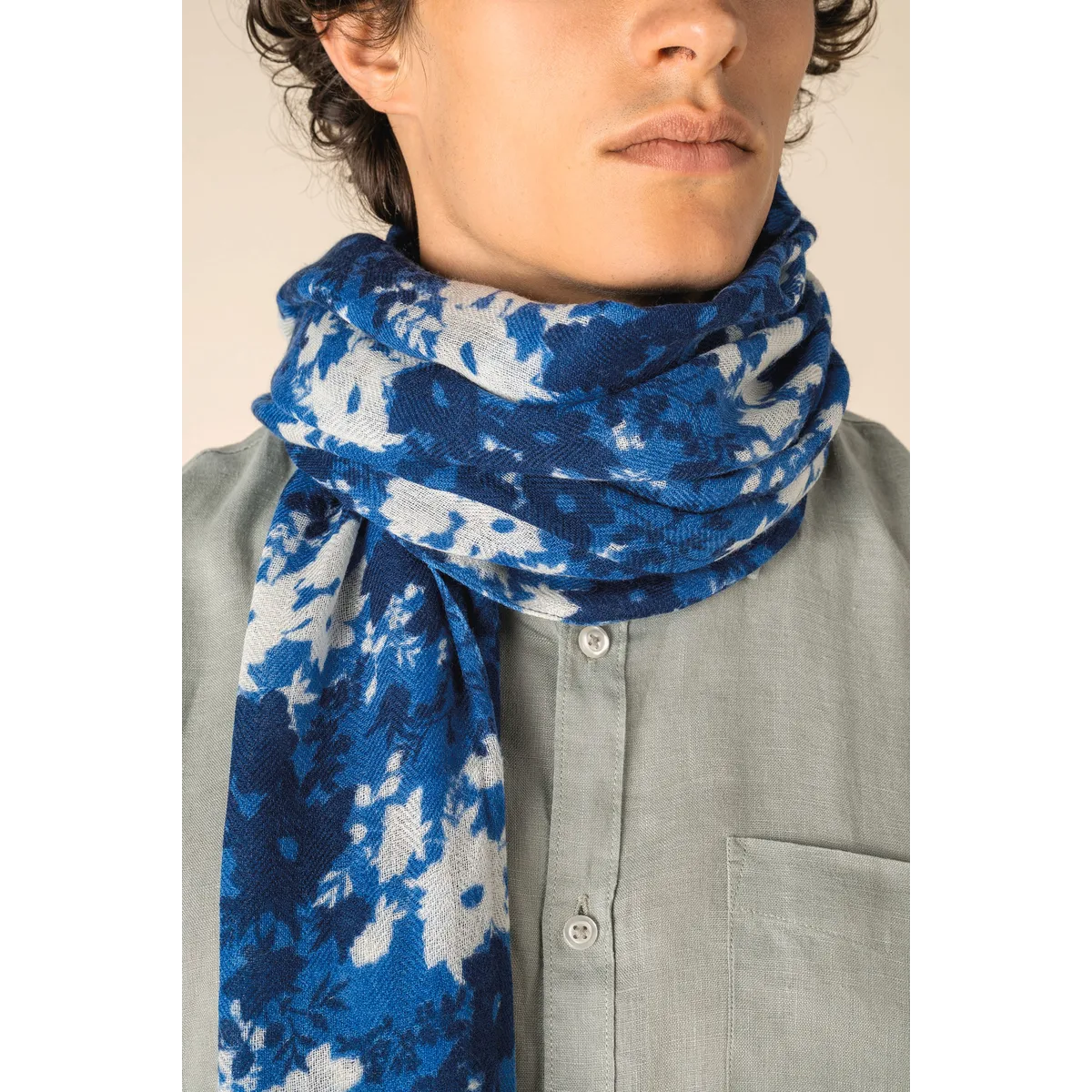 Uniseks tulbanddoek met bloemenmotief algemeen-2