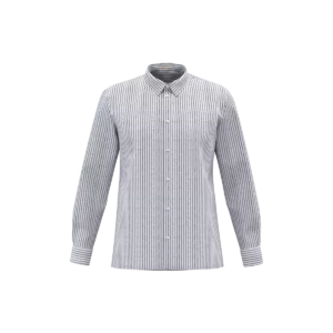 White / Navy Blue Stripes