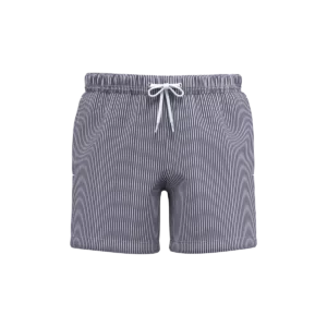 White / Navy Blue Stripes