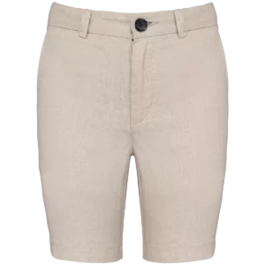 Linnen bermuda Jongen Linen Sand