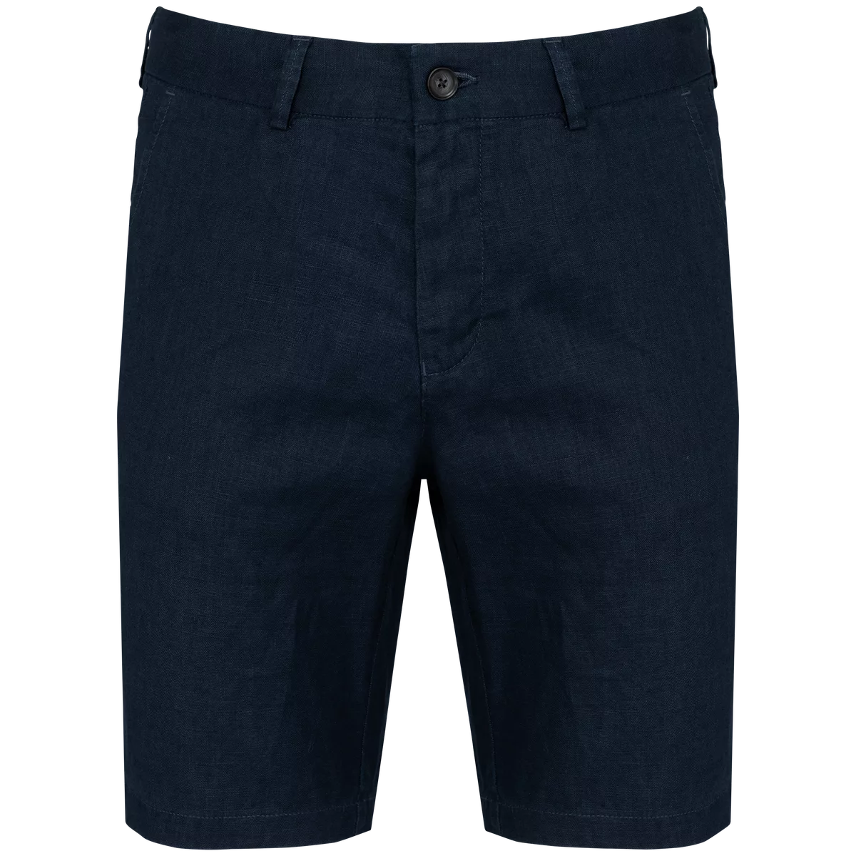 Linnen bermuda heren Navy Blue