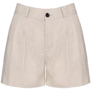 Linnen short dames Linen Sand
