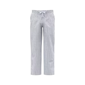 White / Navy Blue Stripes