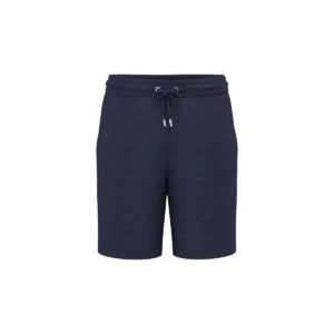 Herenbermuda met structuur Navy Blue