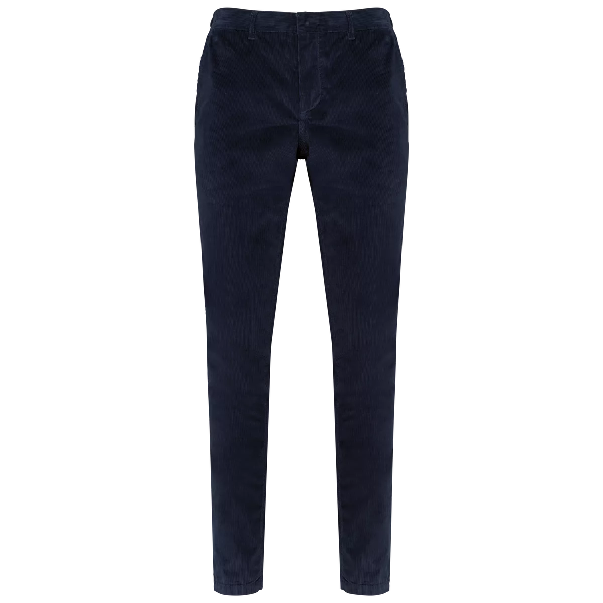 Ecologische herenbroek van ribfluweel Navy Blue