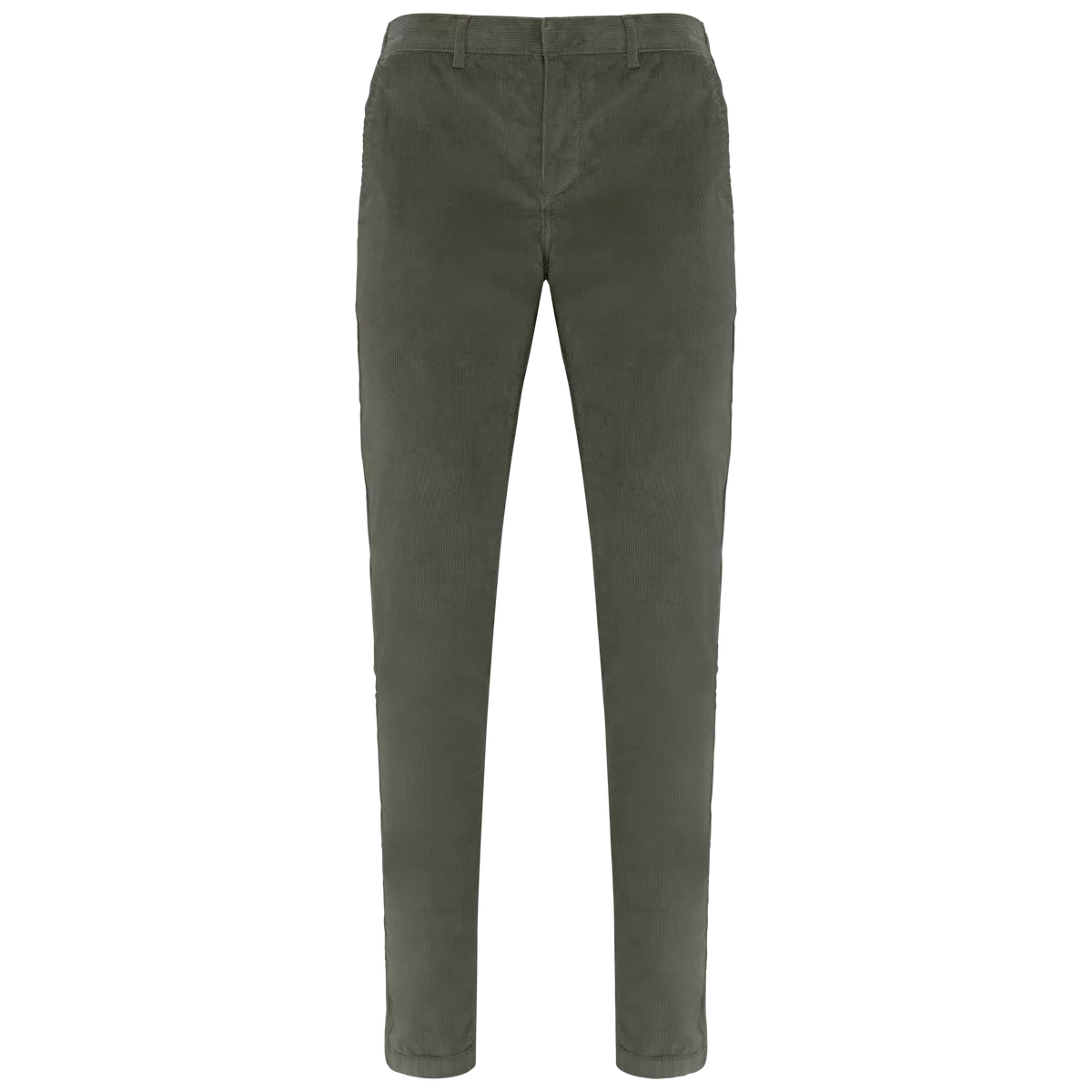 Ecologische herenbroek van ribfluweel Pale Khaki