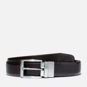 Leren riem met gesp Cocoa