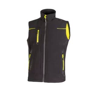Dames softshell gilet Universe Black Carbon