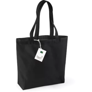 Organic Cotton Shopper Black
