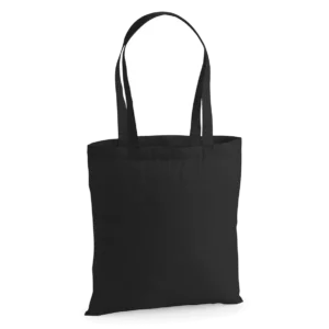 Tas van premium katoen Black