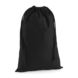 Koordjestas van premium katoen Black