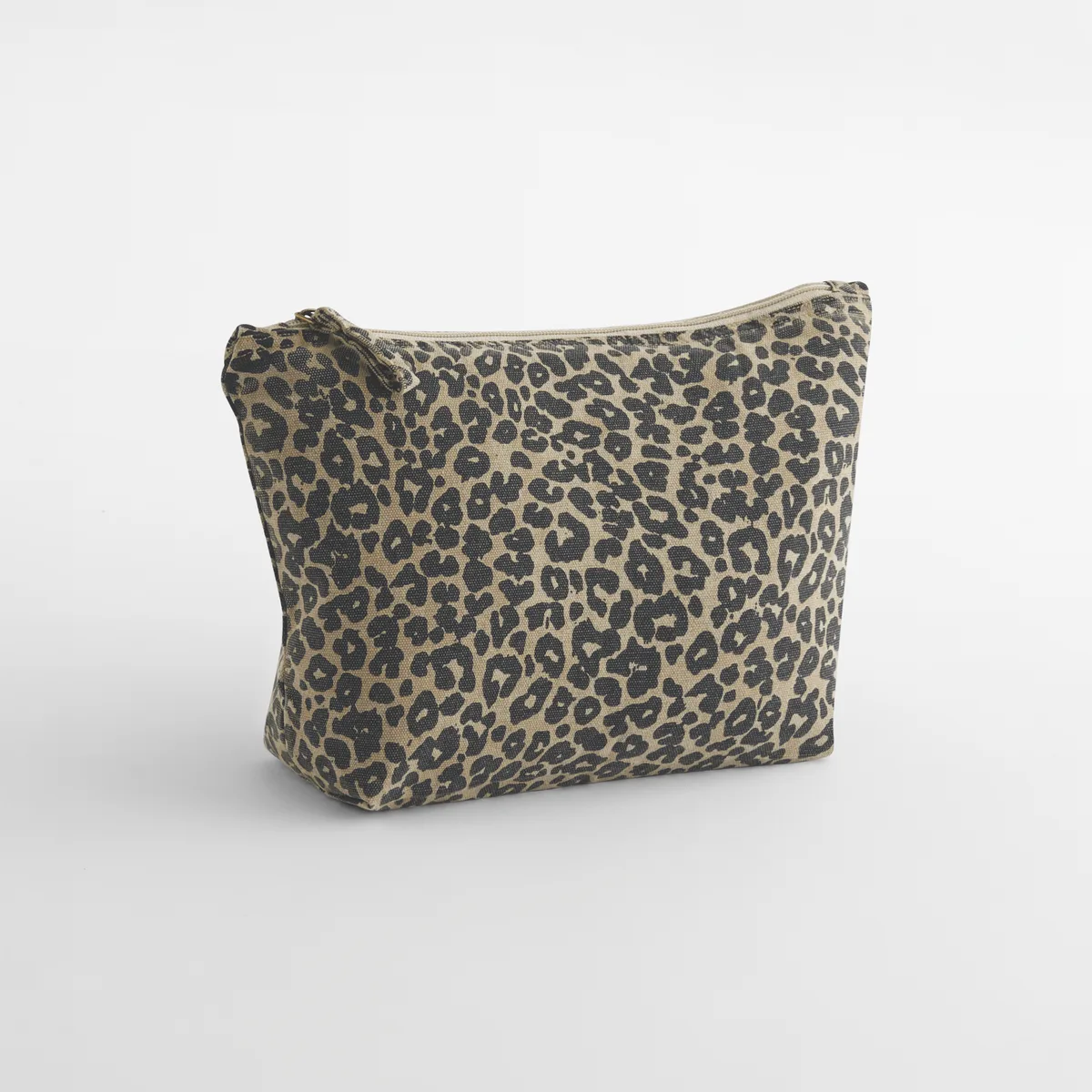 Canvas etui met luipaardprint Vintage leopard print
