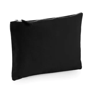 Etui van katoencanvas Black