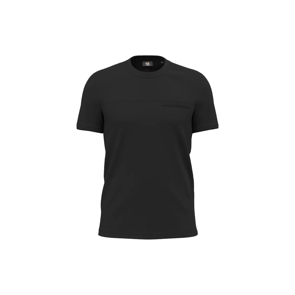 Ademend T-shirt uniseks Black
