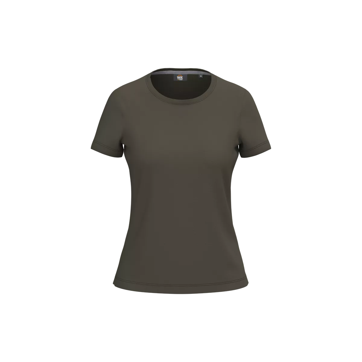 Dames-T-shirt met antibacteriële behandeling Dark Khaki