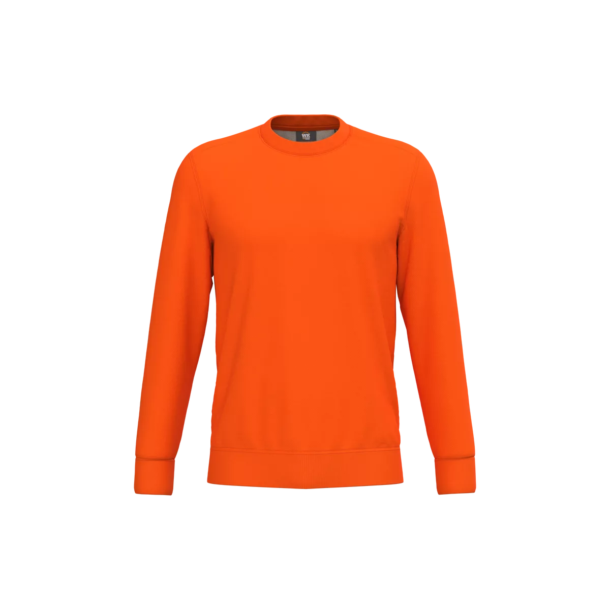 Ecologische uniseks sweater polyester/katoen Fluorescent Orange