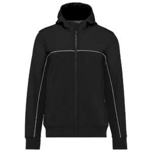 3-laags unisex softshelljas Black