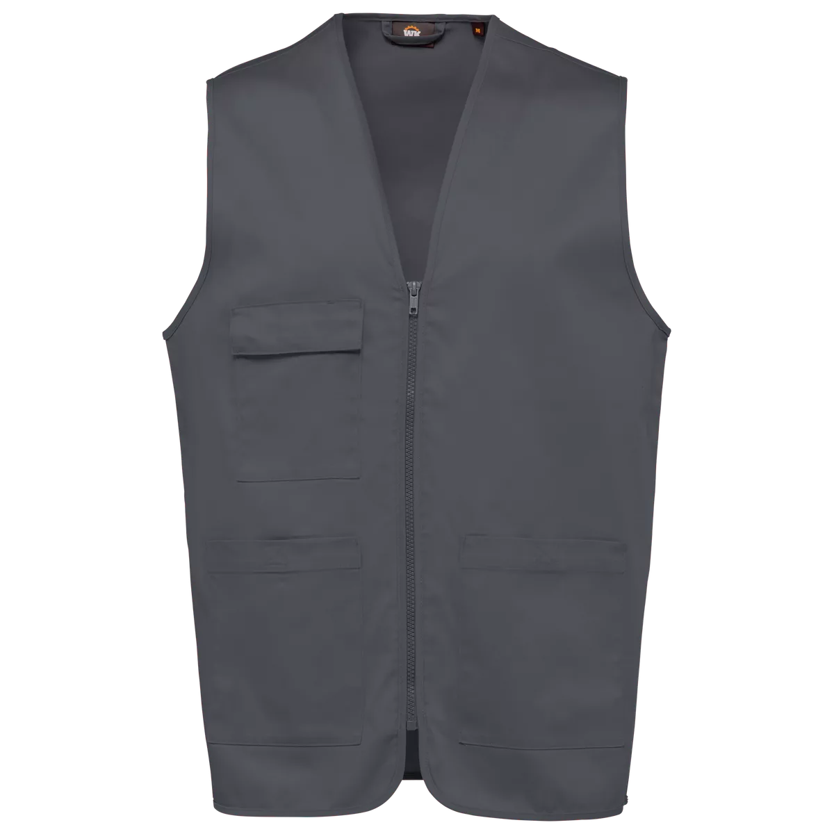 Gilet polykatoen multizakken Convoy Grey