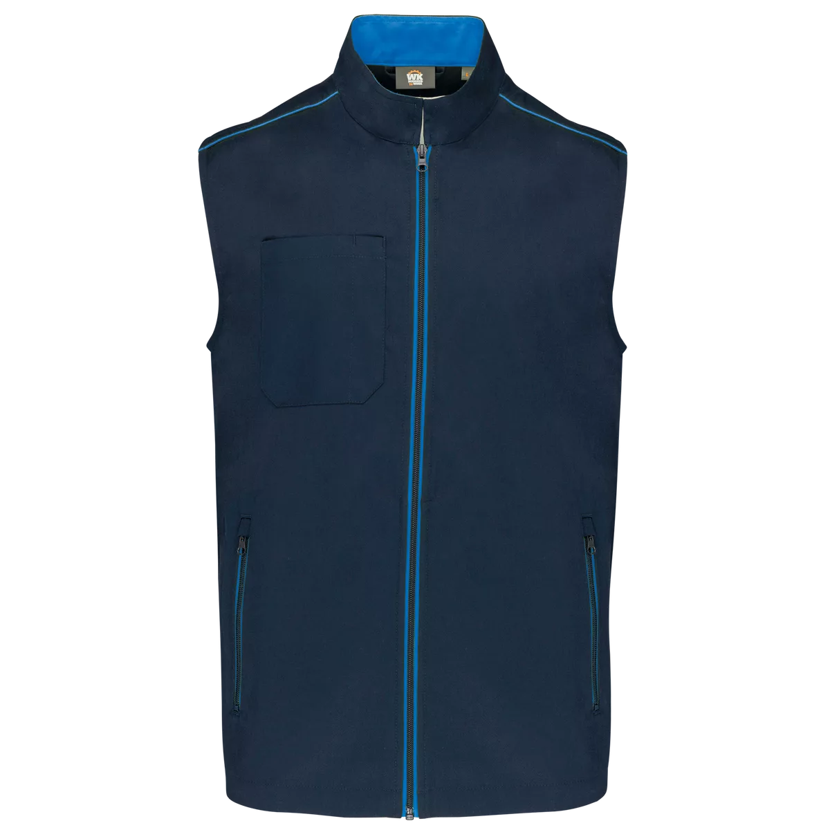 Gilet Day To Day Navy / Light Royal Blue