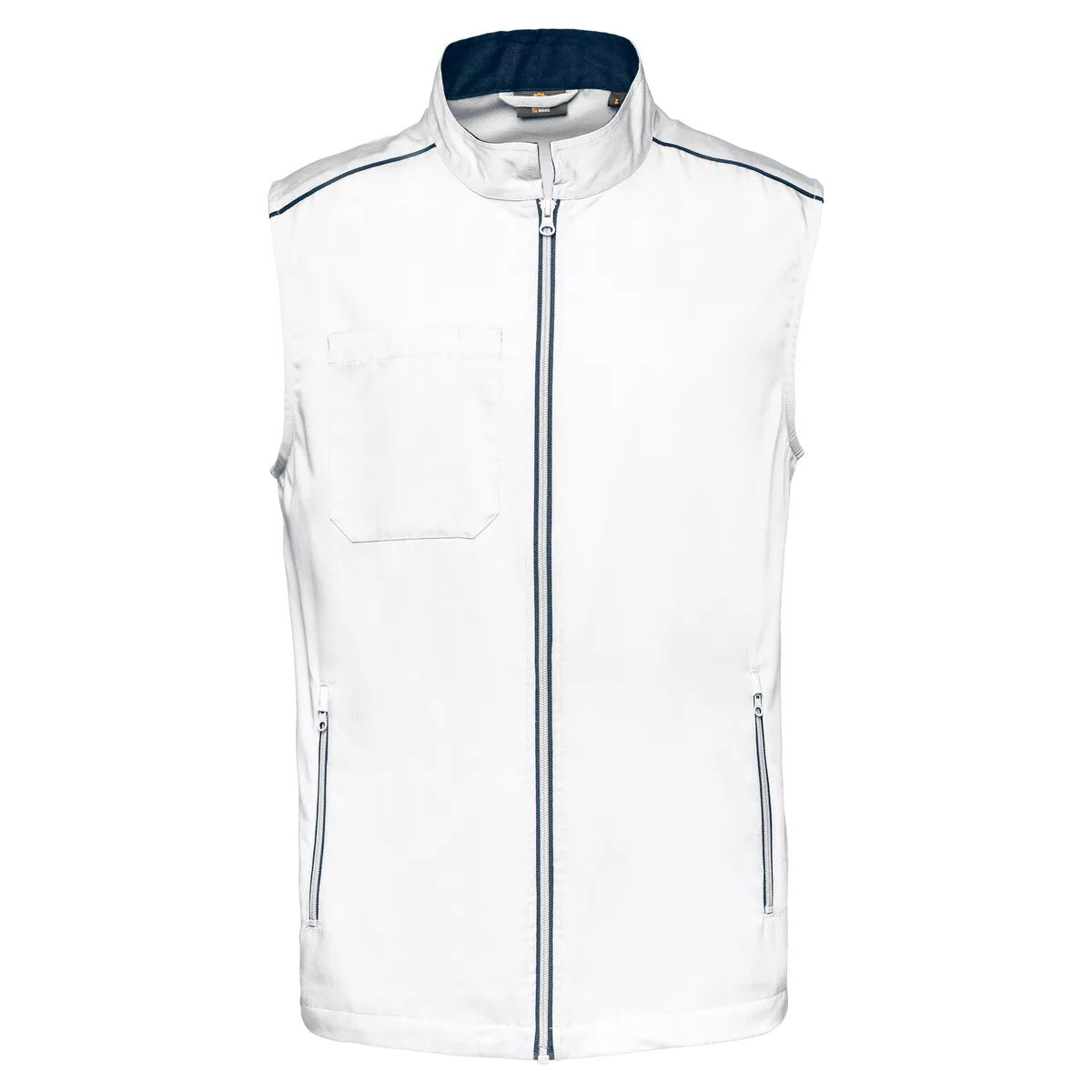 Gilet Day To Day White / Navy