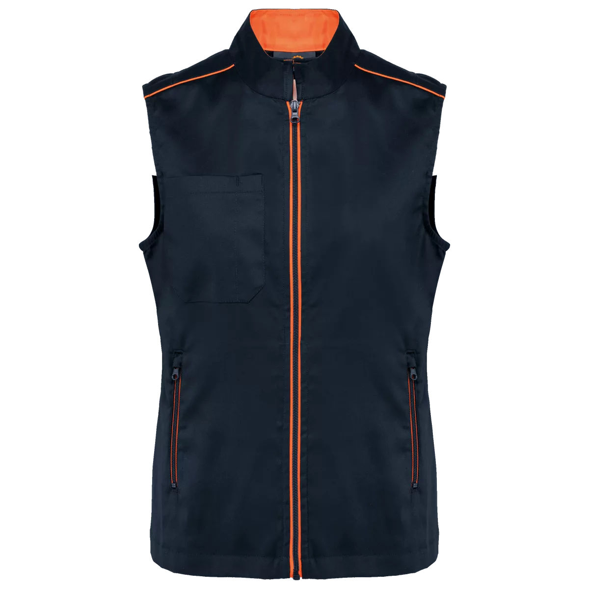 Damesgilet Day To Day Navy / Fluorescent Orange