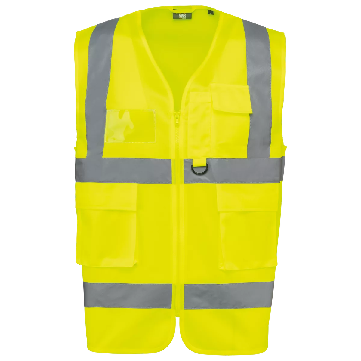 Gerecycled HI-VIS VEILIGHEIDSHESJE met rits Hi Viz Yellow