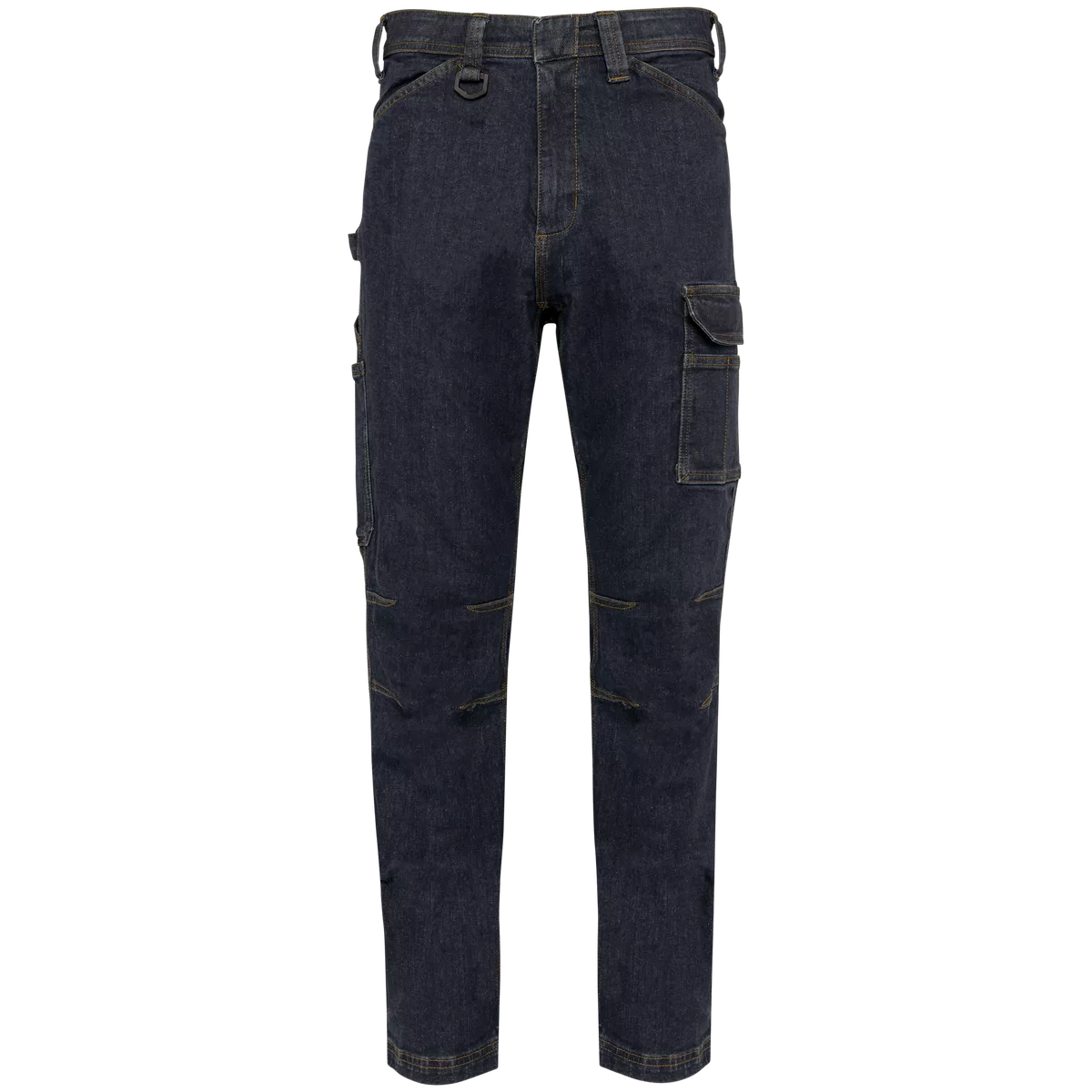 Herenjeans met meerdere zakken Black Rinse