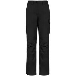 Dames werkbroek met meerdere zakken Black
