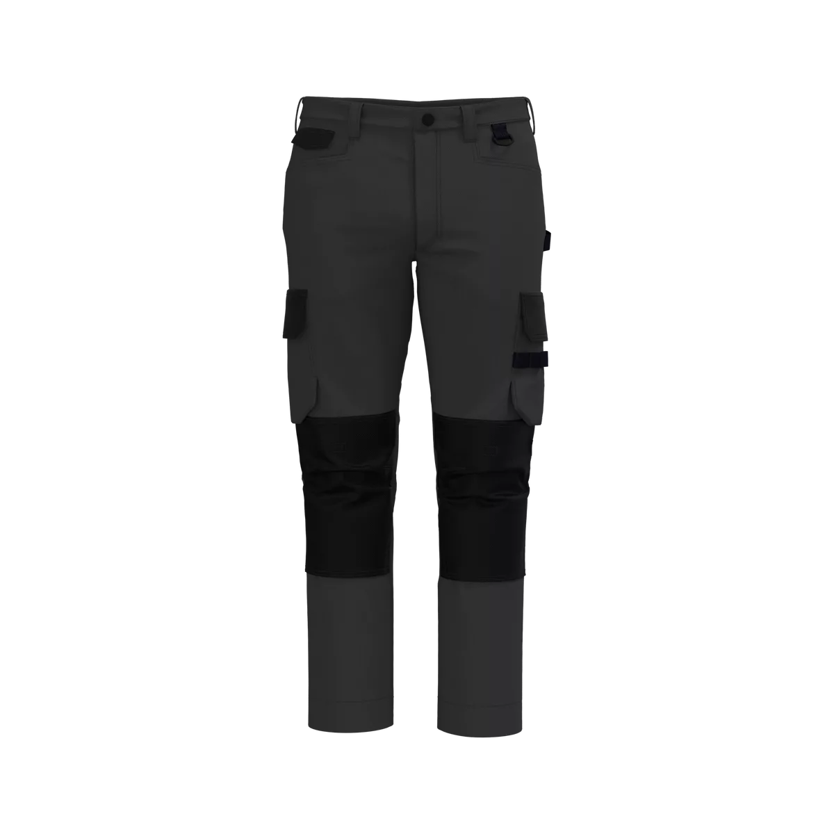 Tweekleurige heren werkbroek Dark Grey / Black