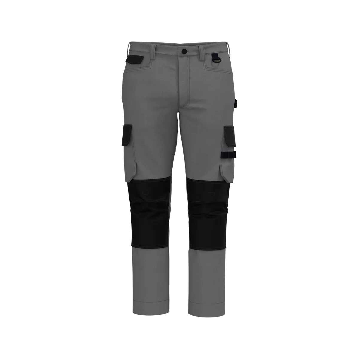 Tweekleurige heren werkbroek Silver / Black