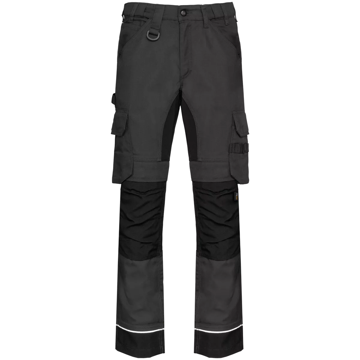 Gerecycled performance heren werkbroek Dark Grey / Black