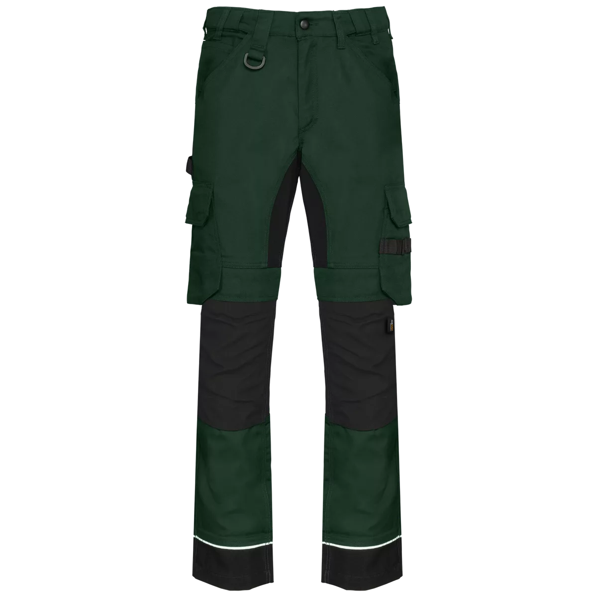 Gerecycled performance heren werkbroek Forest Green / Black
