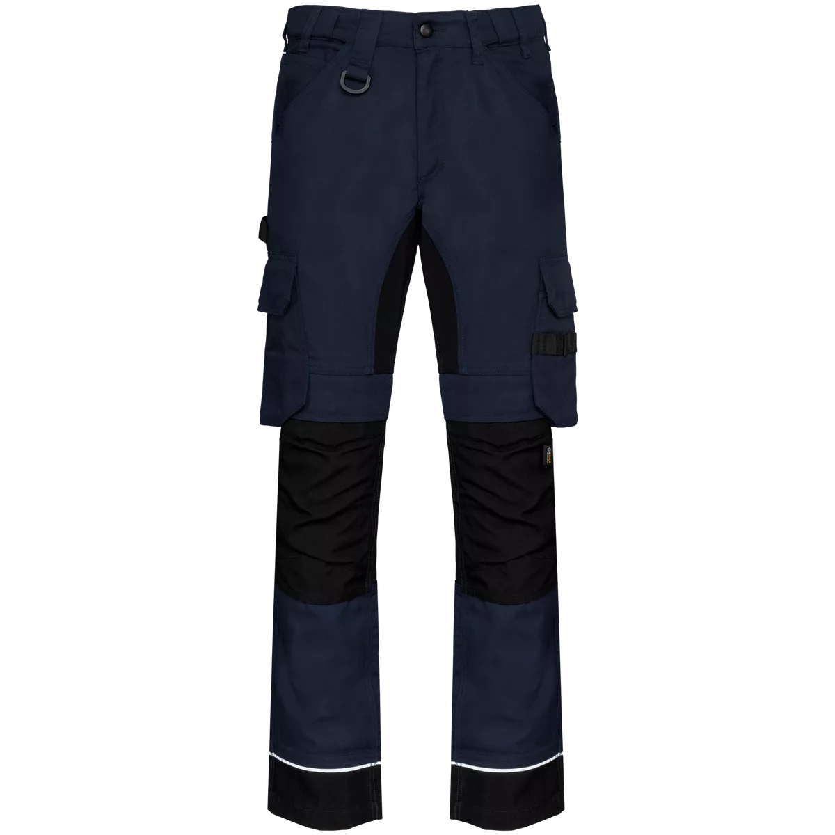 Gerecycled performance heren werkbroek Navy / Black