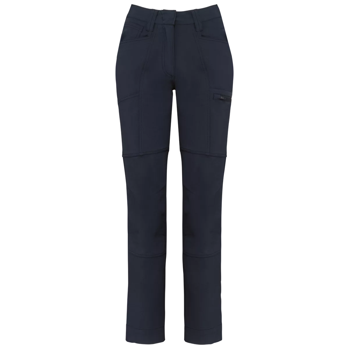 Gerecyclede stretchbroek voor dames Navy