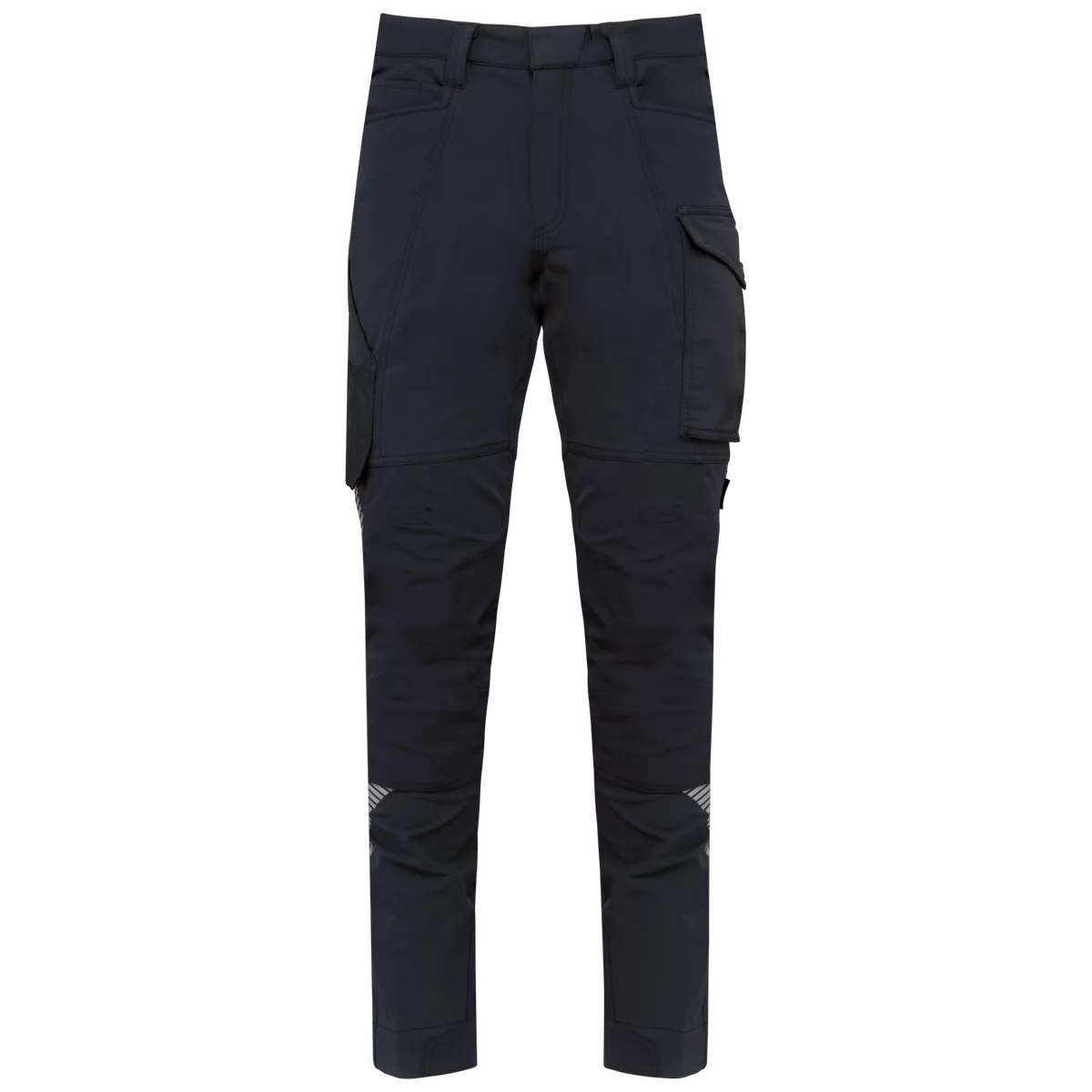 Gerecyclede lichte stretchbroek met veel zakken Navy