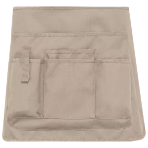 Ecologisch uniseks tuinschort Beige