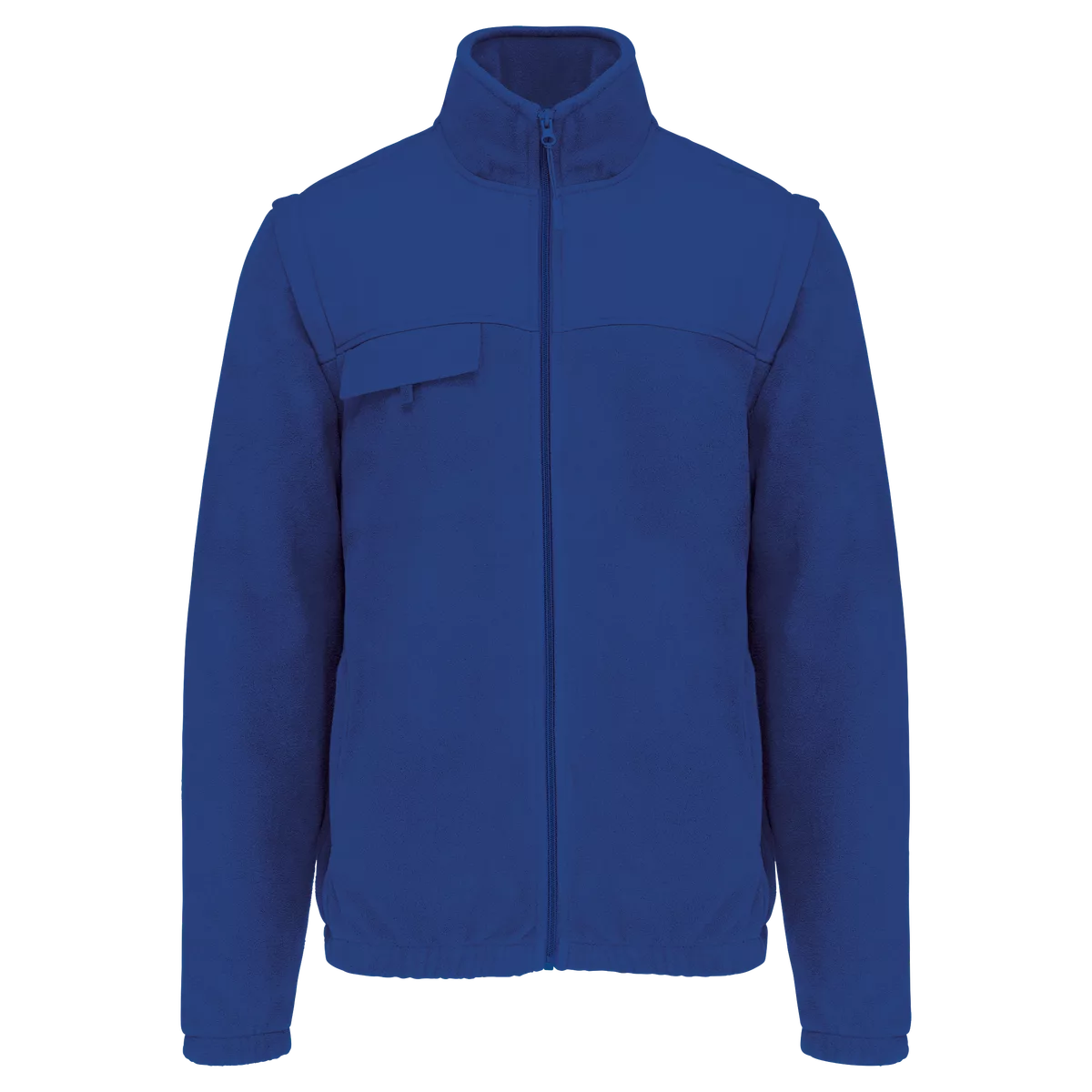 Fleecevest met afneembare mouwen heren Royal Blue
