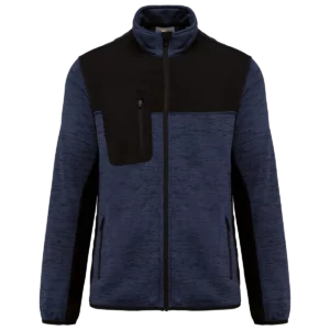 Navy Melange / Black