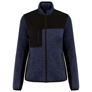 Navy Melange / Black
