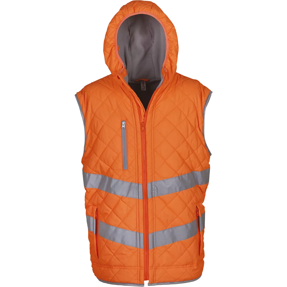 Kensington – Hi-Vis bodywarmer met capuchon Hi Vis Orange