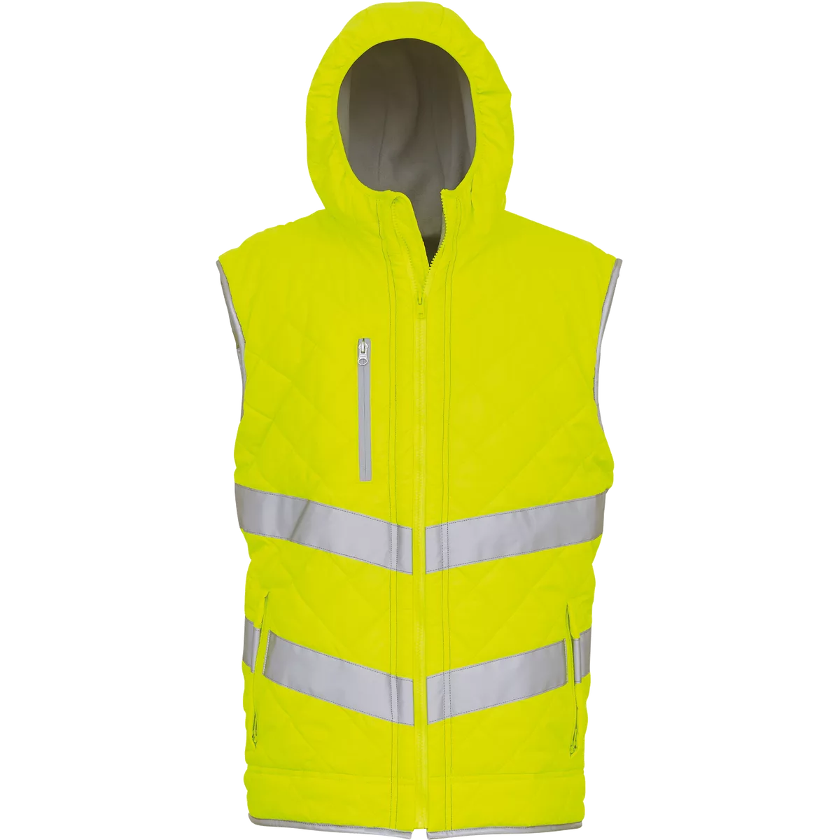 Kensington – Hi-Vis bodywarmer met capuchon Hi Vis Yellow