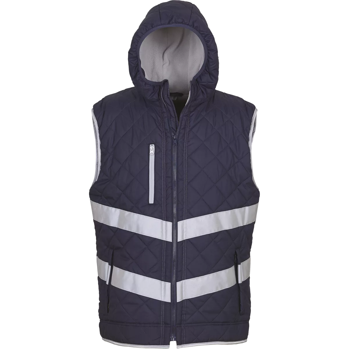 Kensington – Hi-Vis bodywarmer met capuchon Navy
