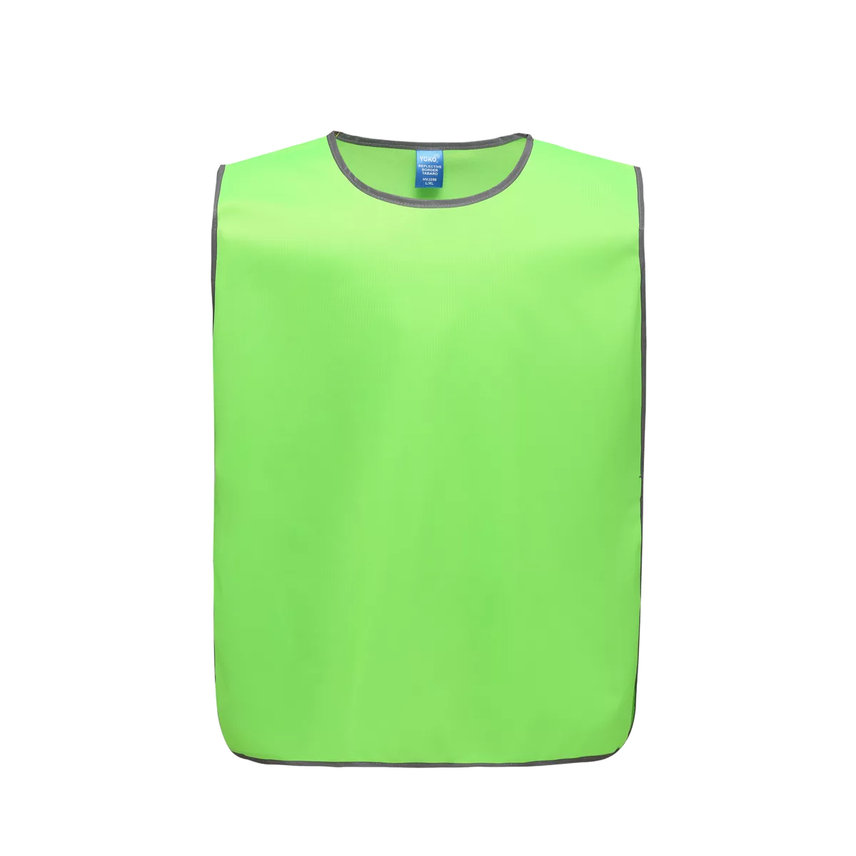 Personalisatie veiligheidshesje met reflecterende rand Lime